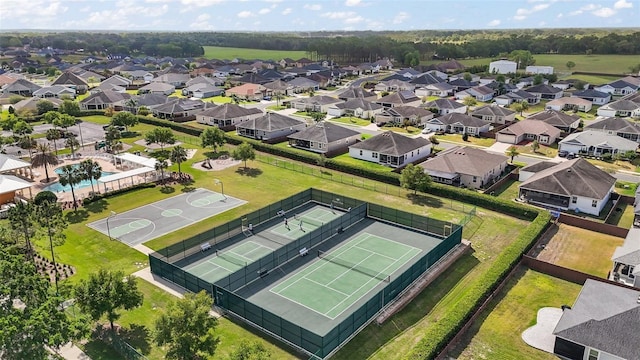 3354 Truluck Pl, Oxford, FL 34484 - aerial view with a residential view