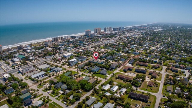 411 S 5th Ave S, Jacksonville Beach, FL 32250 - drone / aerial view featuring a water view and a view of city