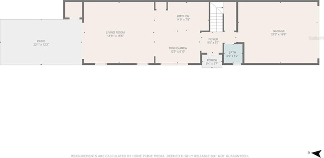 411 S 5th Ave S, Jacksonville Beach, FL 32250 - floor plan