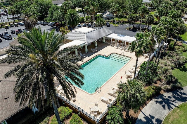 1667 Osprey Ave, The Villages, FL 32162 - community pool featuring a patio