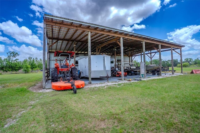 15141 Farm Rd, Groveland, FL 34736 - view of outbuilding with a detached carport and an outdoor structure