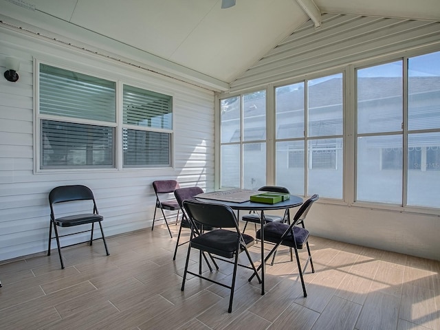 1010 Ventura Dr, The Villages, FL 32159 - sunroom with beamed ceiling