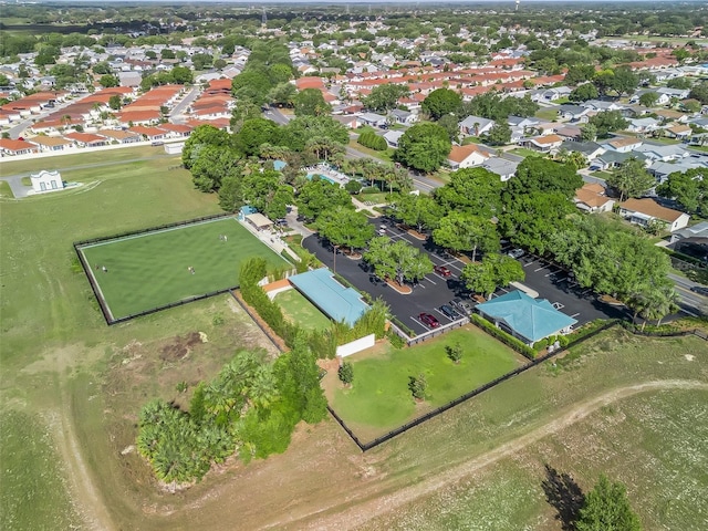 bird's eye view featuring a residential view