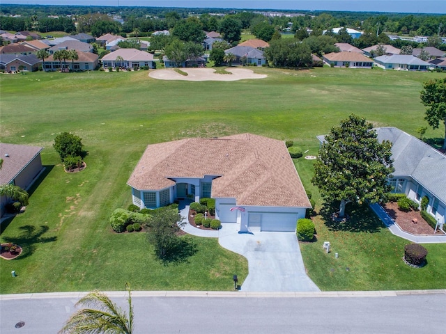 birds eye view of property featuring a residential view