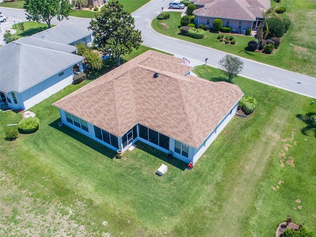 drone / aerial view