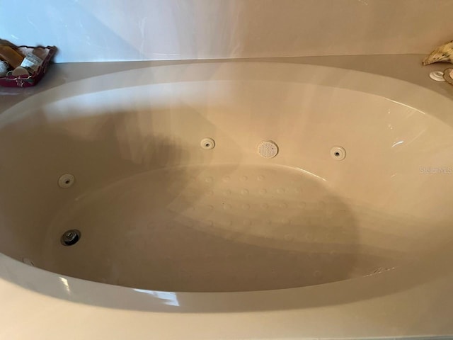 bathroom view of a jetted tub
