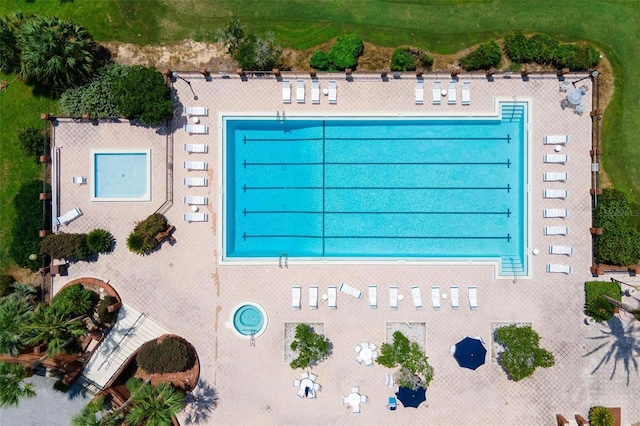 drone / aerial view