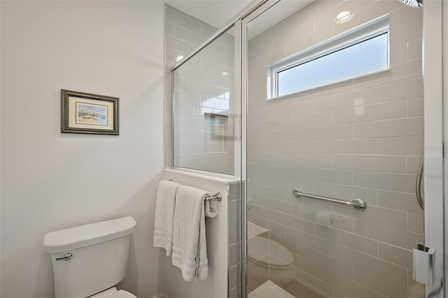 6248 Siverson Ter, The Villages, FL 32163 - bathroom with toilet and a shower stall
