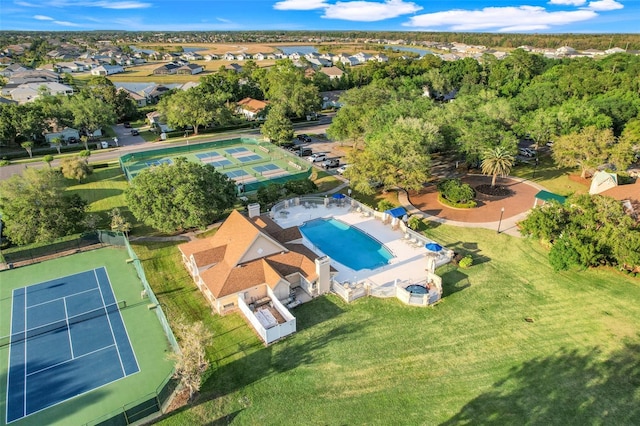 9081 Saint Andrews Way, Mount Dora, FL 32757 - drone / aerial view of a pool