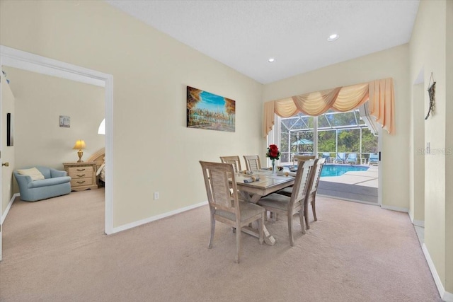 2855 Picadilly Cir, Kissimmee, FL 34747 - dining room featuring carpet and recessed lighting