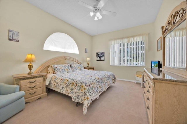 2855 Picadilly Cir, Kissimmee, FL 34747 - bedroom featuring light colored carpet and a ceiling fan