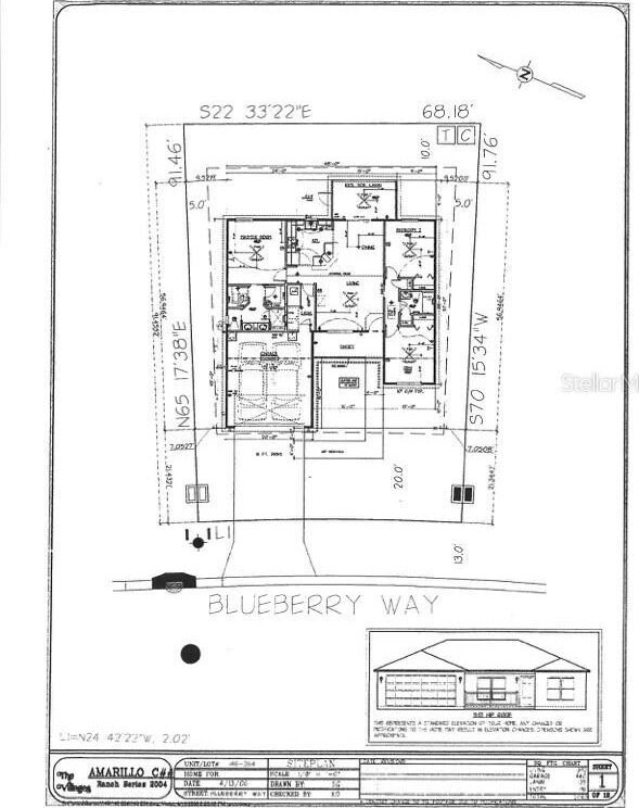 1526 Blueberry Way, The Villages, FL 32162 - floor plan