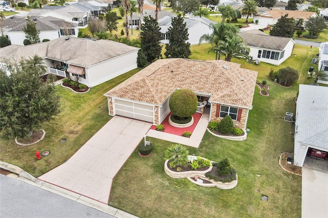 1526 Blueberry Way, The Villages, FL 32162 - aerial view featuring a residential view