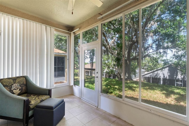 791 Wolf Creek St, Clermont, FL 34711 - sunroom / solarium with a ceiling fan and healthy amount of natural light