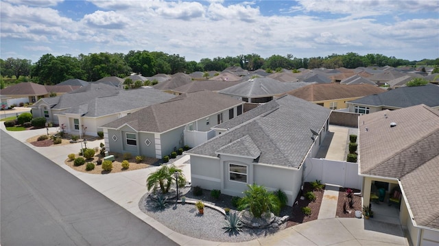 aerial view featuring a residential view