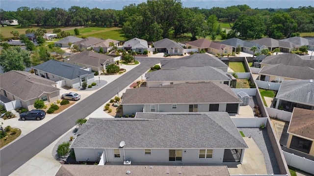 bird's eye view featuring a residential view