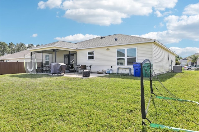 3329 Boyd Cir, Oxford, FL 34484 - back of house featuring a patio area and cooling unit
