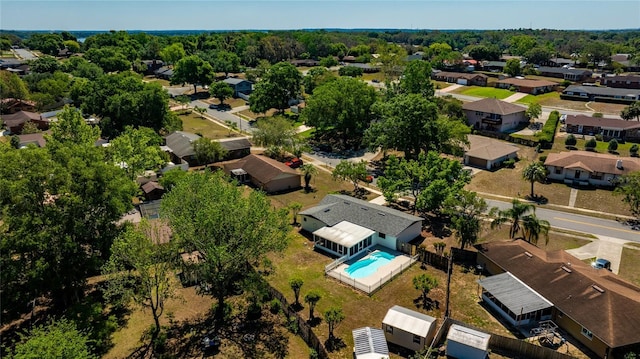 birds eye view of property featuring a residential view