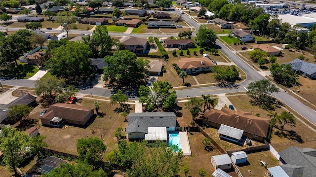 bird's eye view featuring a residential view