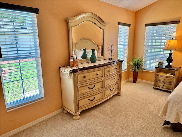 1985 Abordale Ln, The Villages, FL 32162 - bedroom featuring light carpet, multiple windows, and baseboards