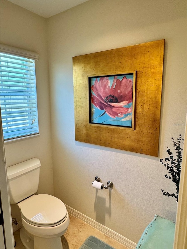 1985 Abordale Ln, The Villages, FL 32162 - bathroom with tile patterned floors, baseboards, and toilet