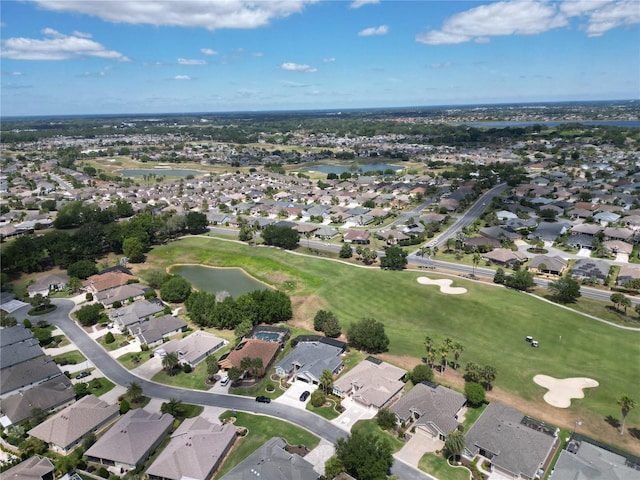 1985 Abordale Ln, The Villages, FL 32162 - birds eye view of property featuring a water view, golf course view, and a residential view