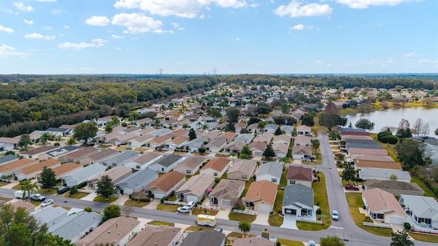 312 Emmalee Pl, The Villages, FL 32162 - birds eye view of property with a water view and a residential view