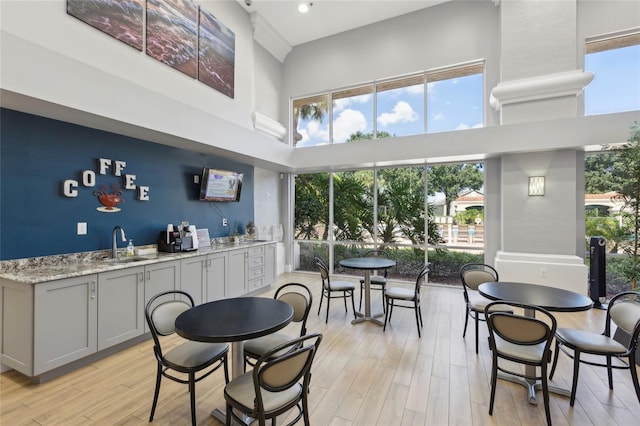 3603 Westerham Dr, Clermont, FL 34711 - interior space with a sink and a healthy amount of sunlight