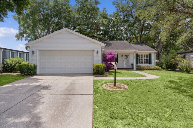1358 E Schwartz Blvd, The Villages, FL 32159 - single story home with concrete driveway and a front yard