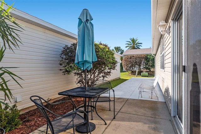 view of patio