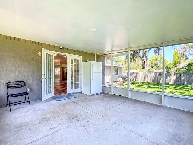 203 SE 30th Ave, Ocala, FL 34471 - unfurnished sunroom with french doors