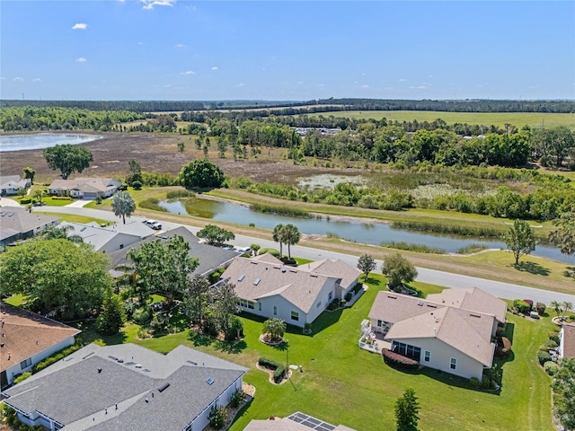 6608 Borg, Leesburg, FL 34748 - birds eye view of property with a water view and a residential view