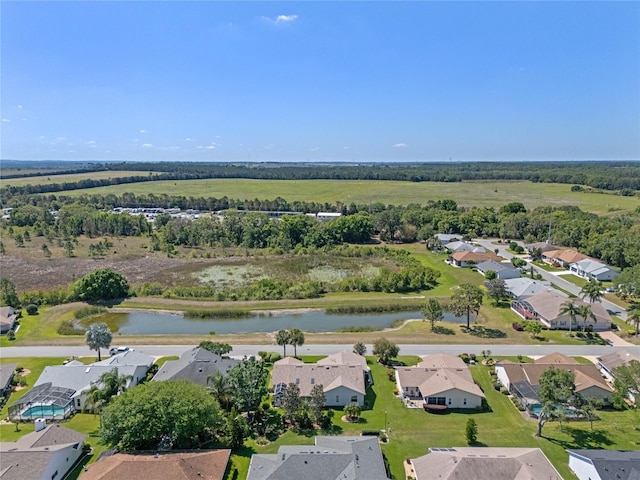 6608 Borg, Leesburg, FL 34748 - bird's eye view with a water view and a residential view