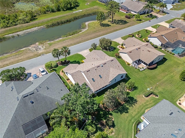 6608 Borg, Leesburg, FL 34748 - bird's eye view with a water view and a residential view