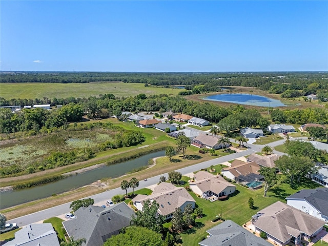 6608 Borg, Leesburg, FL 34748 - bird's eye view with a residential view and a water view
