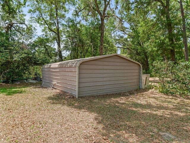 view of outbuilding featuring an outbuilding