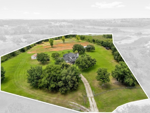 10901 Island Grove Rd, Clermont, FL 34711 - view of rural area featuring property parcel outlined