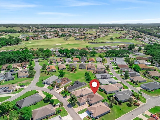 17787 SE 114th Ave, Summerfield, FL 34491 - birds eye view of property with golf course view and a residential view