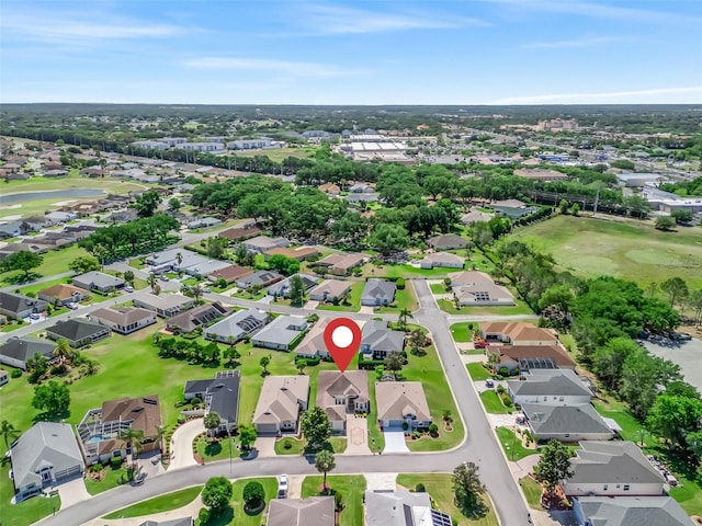 17787 SE 114th Ave, Summerfield, FL 34491 - birds eye view of property with a residential view, golf course view, and a water view
