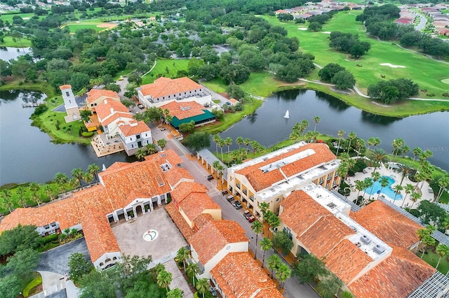 2129 Palm Tree Dr, Poinciana, FL 34759 - bird's eye view featuring golf course view and a water view