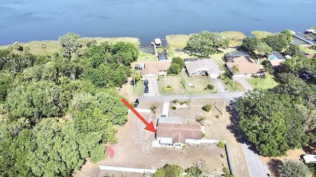 aerial view featuring a residential view