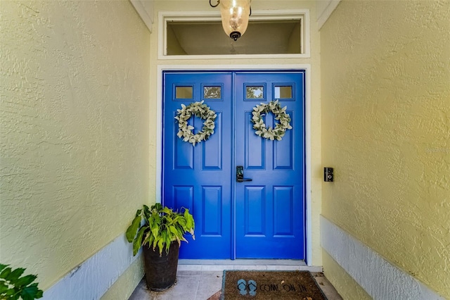14 Clear Ct, Palm Coast, FL 32137 - property entrance featuring stucco siding