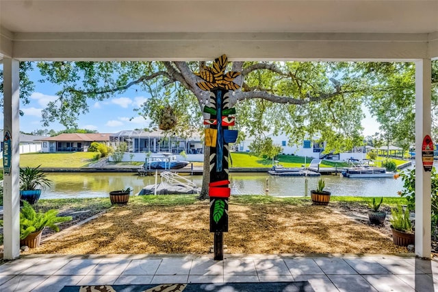14 Clear Ct, Palm Coast, FL 32137 - exterior space with a residential view and a water view