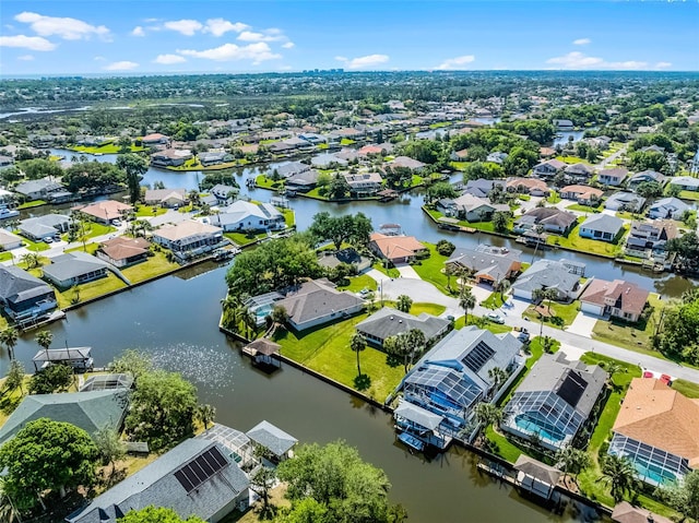 14 Clear Ct, Palm Coast, FL 32137 - birds eye view of property featuring a water view and a residential view