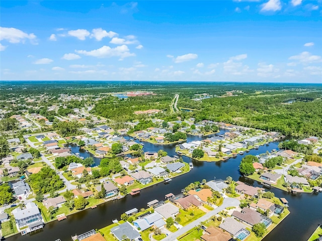 14 Clear Ct, Palm Coast, FL 32137 - bird's eye view with a residential view and a water view