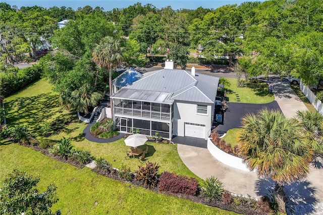 306 N Clayton St, Mount Dora, FL 32757 - view from above of property