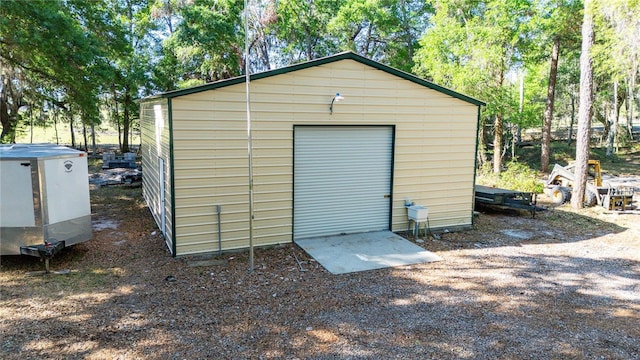view of outbuilding with an outdoor structure