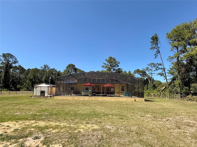 30554 Quince Ave, Eustis, FL 32736 - view of grassy yard featuring glass enclosure