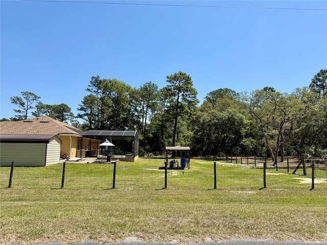 30554 Quince Ave, Eustis, FL 32736 - view of grassy yard with glass enclosure