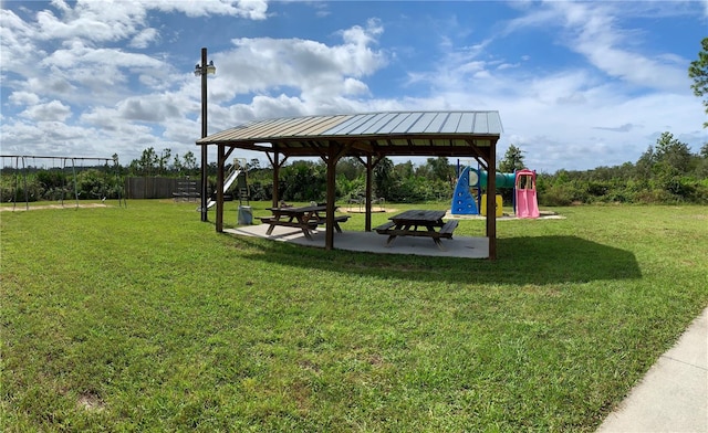 30554 Quince Ave, Eustis, FL 32736 - view of yard featuring a gazebo